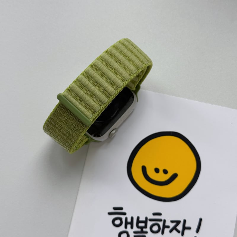 Nailoninį pynės laikrodžio dirželis su Velcro sagtimi, laukinis kalnų raštas, sporto stilius, skirtas Apple Watch