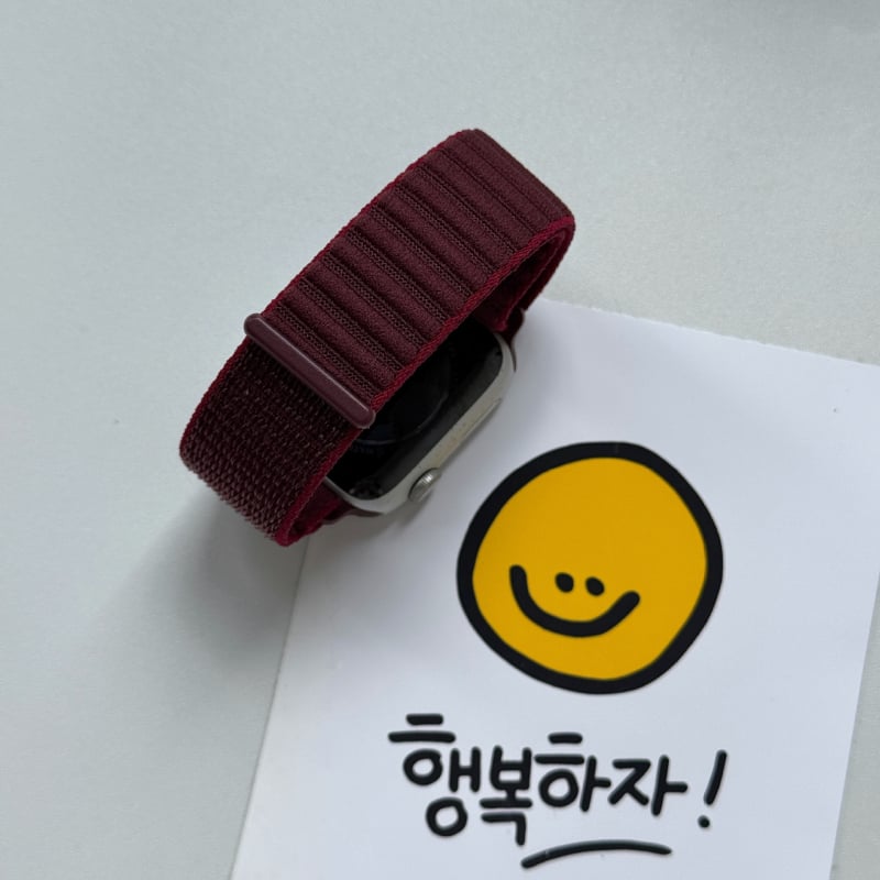 Nailoninį pynės laikrodžio dirželis su Velcro sagtimi, laukinis kalnų raštas, sporto stilius, skirtas Apple Watch