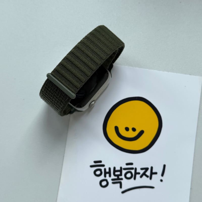 Nailoninį pynės laikrodžio dirželis su Velcro sagtimi, laukinis kalnų raštas, sporto stilius, skirtas Apple Watch