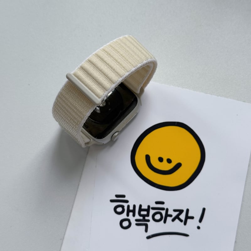 Nailoninį pynės laikrodžio dirželis su Velcro sagtimi, laukinis kalnų raštas, sporto stilius, skirtas Apple Watch