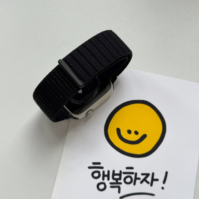 Nailoninį pynės laikrodžio dirželis su Velcro sagtimi, laukinis kalnų raštas, sporto stilius, skirtas Apple Watch