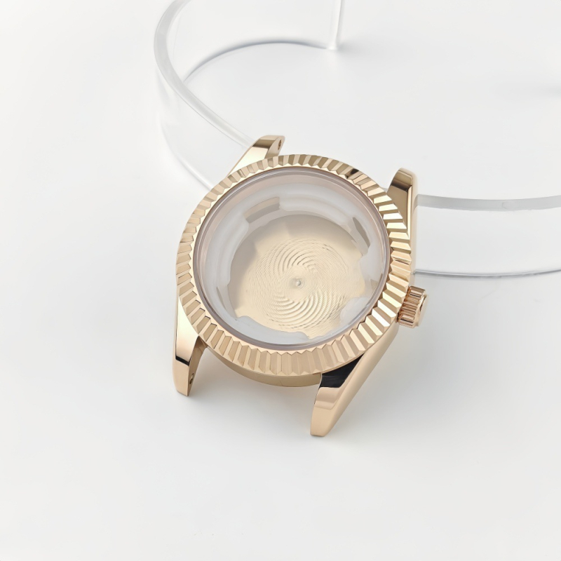 NH05 Sieviešu pulksteņa korpuss no nerūsējošā tērauda ar vintage bezel – mehāniskā pulksteņa modifikācijas piederums