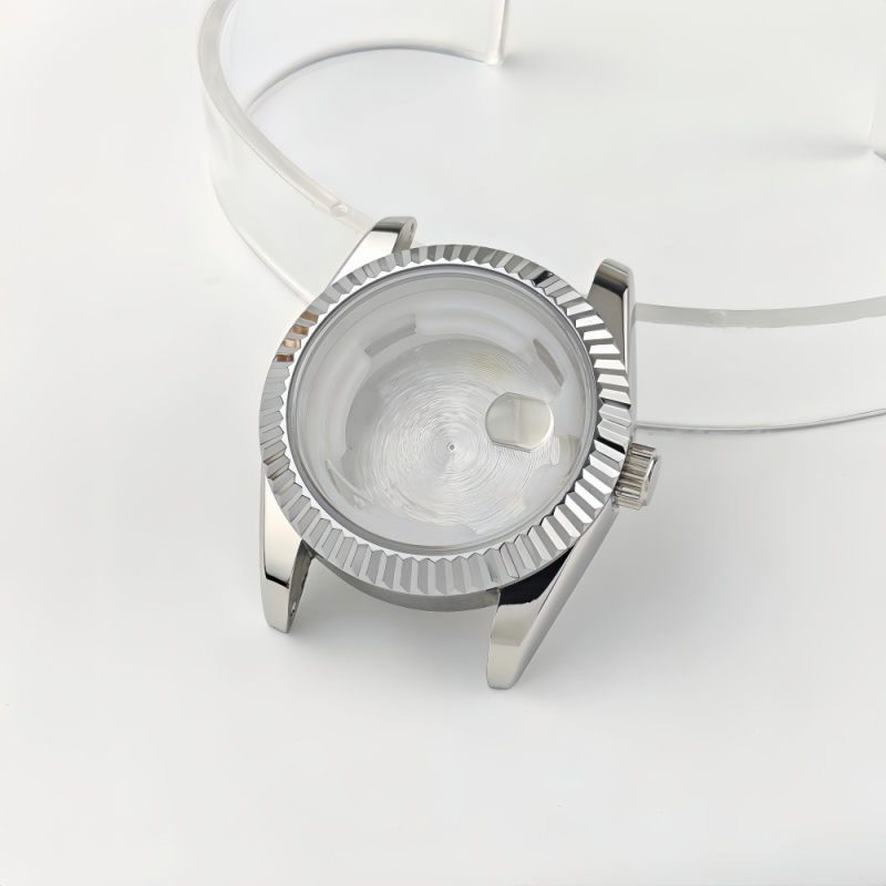 NH05 Sieviešu pulksteņa korpuss no nerūsējošā tērauda ar vintage bezel – mehāniskā pulksteņa modifikācijas piederums