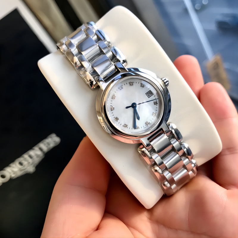 Langjia Ženski sat Heart Moon kvarcni mehanizam, casual elegantan poslovni stil, Swiss ETA mehanizam, vodootpornost 100 m, narukvica od nehrđajućeg čelika