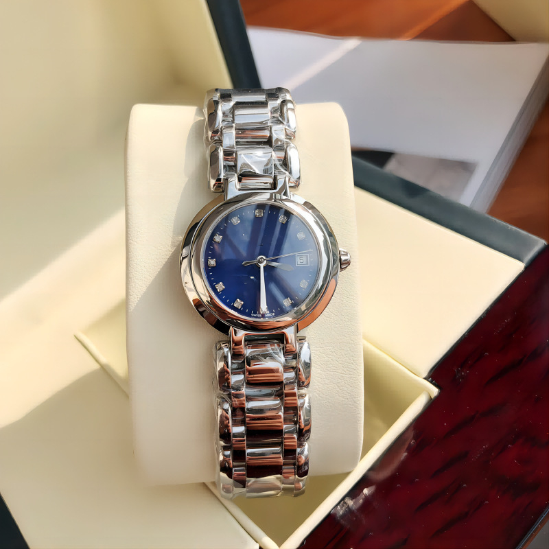 Langjia Ženski sat Heart Moon kvarcni mehanizam, casual elegantan poslovni stil, Swiss ETA mehanizam, vodootpornost 100 m, narukvica od nehrđajućeg čelika