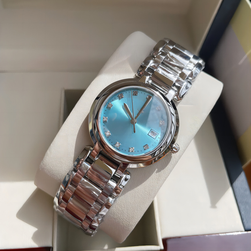Langjia Ženski sat Heart Moon kvarcni mehanizam, casual elegantan poslovni stil, Swiss ETA mehanizam, vodootpornost 100 m, narukvica od nehrđajućeg čelika