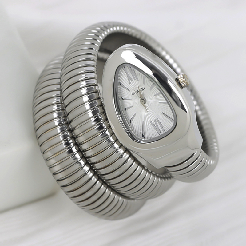 Ženski satovi s ovalnim brojčanikom, kvarcni mehanizam, kućište od legure, nehrđajući čelični kaiš, vodootpornost 30 m