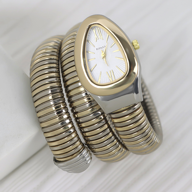 Ženski satovi s ovalnim brojčanikom, kvarcni mehanizam, kućište od legure, nehrđajući čelični kaiš, vodootpornost 30 m