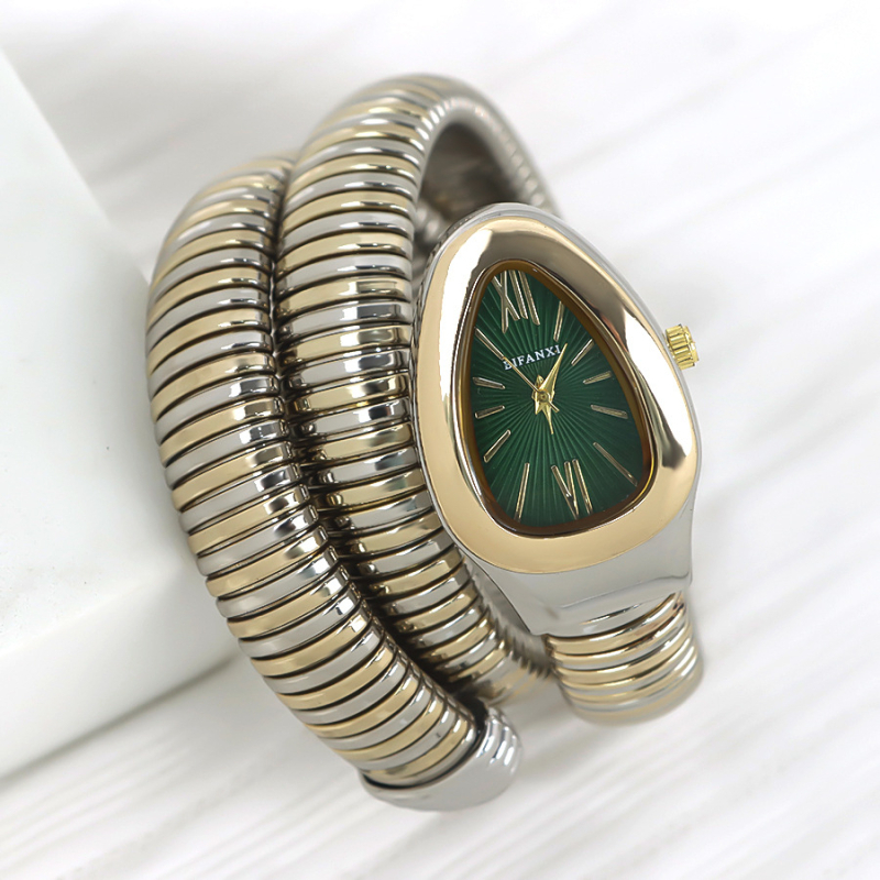 Ženski satovi s ovalnim brojčanikom, kvarcni mehanizam, kućište od legure, nehrđajući čelični kaiš, vodootpornost 30 m