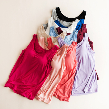 Modal sieviešu bezvadu krūšturis ar iekšējām paliktņiem, viss‑vien cami top, viskoze 95%+, spandex <30%, nerakstāmas siksnas