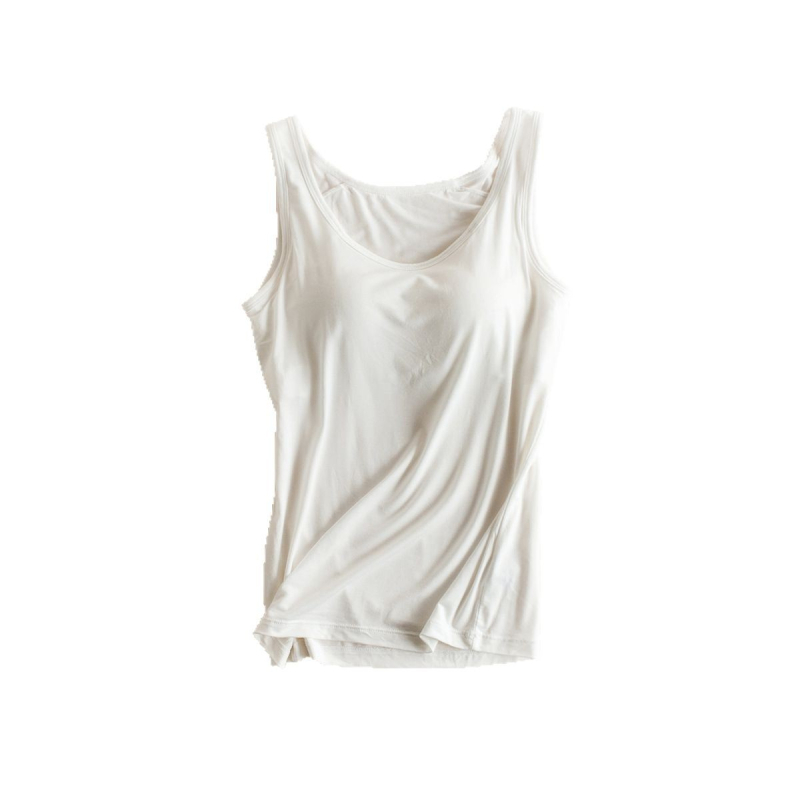 Modal sieviešu bezvadu krūšturis ar iekšējām paliktņiem, viss‑vien cami top, viskoze 95%+, spandex <30%, nerakstāmas siksnas