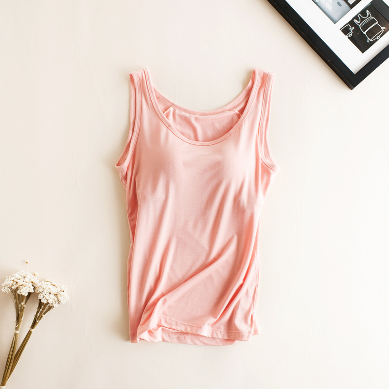 Modal sieviešu bezvadu krūšturis ar iekšējām paliktņiem, viss‑vien cami top, viskoze 95%+, spandex <30%, nerakstāmas siksnas