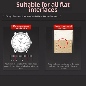 Dviejų pusių odinis laikrodžio dirželis iš pirmosios sluoksnio veršioko odos, su adatos sagtimi, vandeniui atsparus, ASILANDUN, 2024 m. pavasaris, mados OL stilius, miesto keliautojo stilius