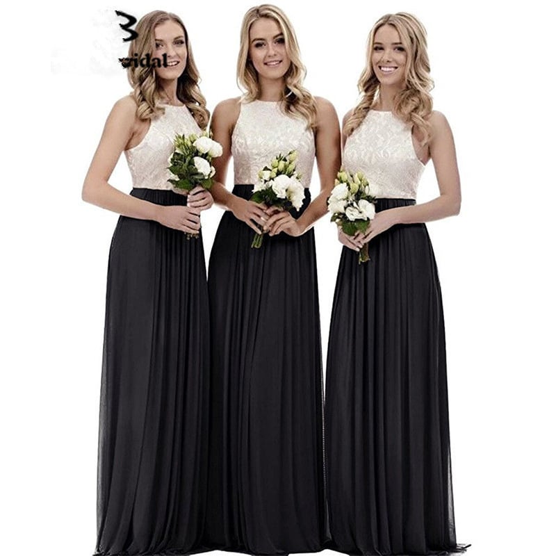 Līgavas draudzenes kleita — eleganta vakara kleita, garā kleita, haltera kakls, bez piedurknēm (Poliesteris; Vakara kleita; Gara kleita; Haltera kakls; Bez piedurknēm)