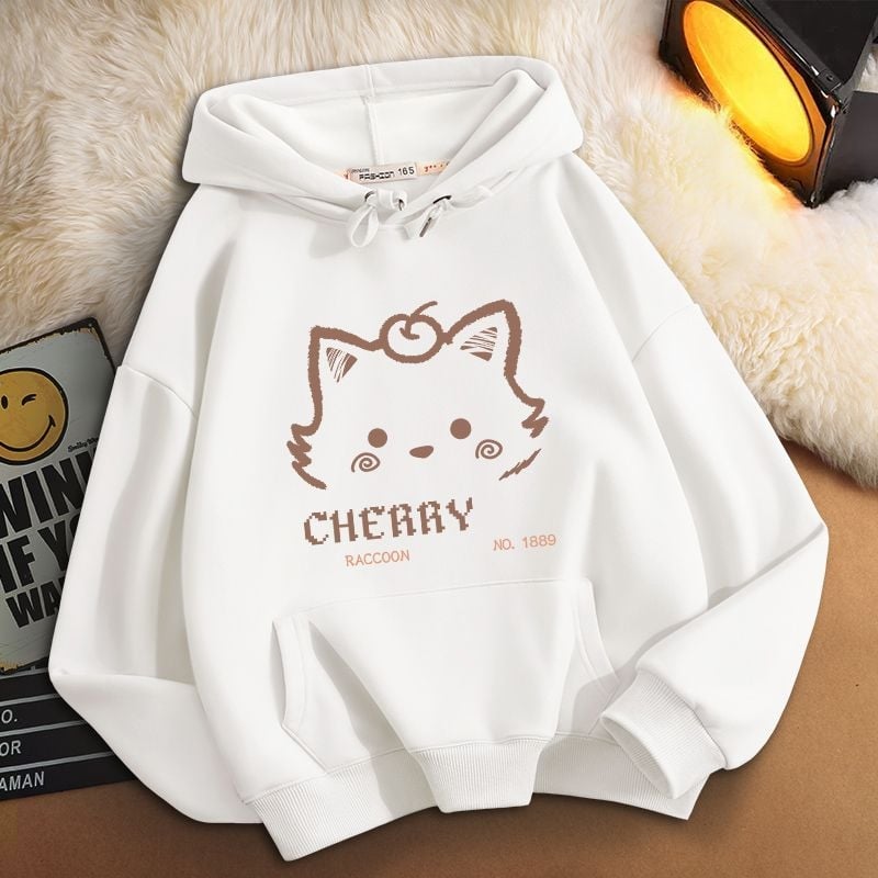 Mikina s kapuljom – japanski retro stil, lagana za proljeće