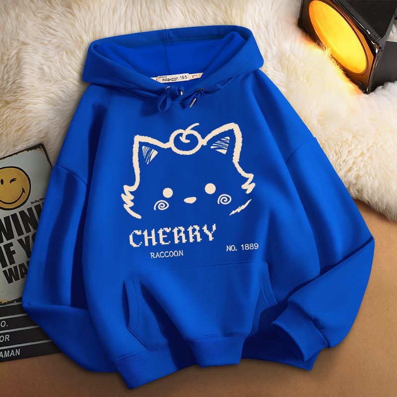 Mikina s kapuljom – japanski retro stil, lagana za proljeće