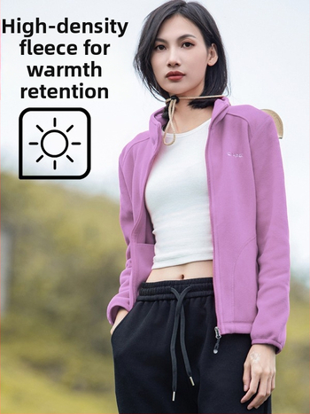 Unisex āra polārfleksa jaka, kardigāna stila, polārfleksa audums, polārfleksa odere, modelis 3358 (TODOMORE/Denma)