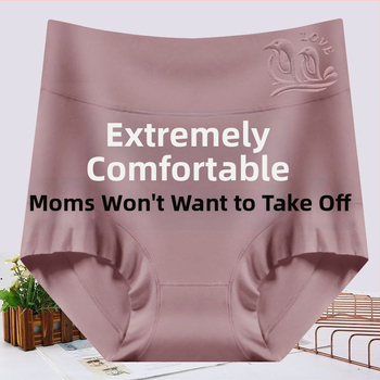 Modal augsta vidukļa sieviešu apakšveļa, pacel sēžamvietu, elpojoša, adīta, dzīvnieku raksts, kokvilnas iekšējā odere