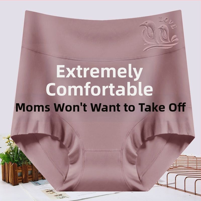 Modal augsta vidukļa sieviešu apakšveļa, pacel sēžamvietu, elpojoša, adīta, dzīvnieku raksts, kokvilnas iekšējā odere