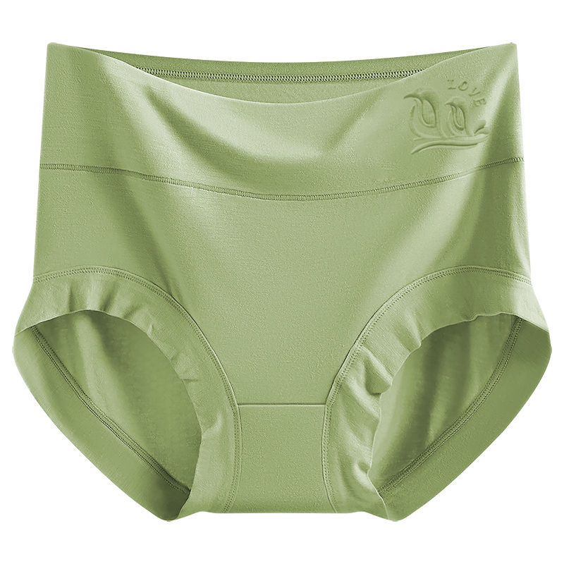 Modal augsta vidukļa sieviešu apakšveļa, pacel sēžamvietu, elpojoša, adīta, dzīvnieku raksts, kokvilnas iekšējā odere