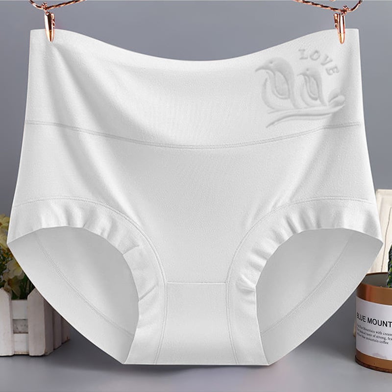 Modal augsta vidukļa sieviešu apakšveļa, pacel sēžamvietu, elpojoša, adīta, dzīvnieku raksts, kokvilnas iekšējā odere