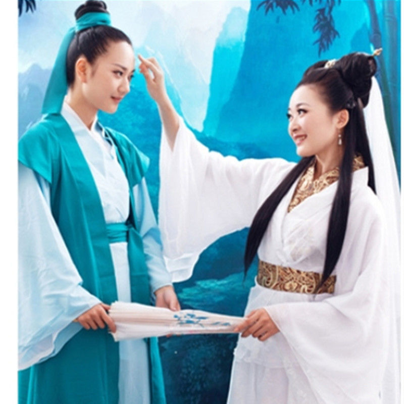 Kostim kineske opere za izvedbu – Xu Xian, Bai Suzhen, Fahai i Xiaoqing iz The Legend of the White Snake