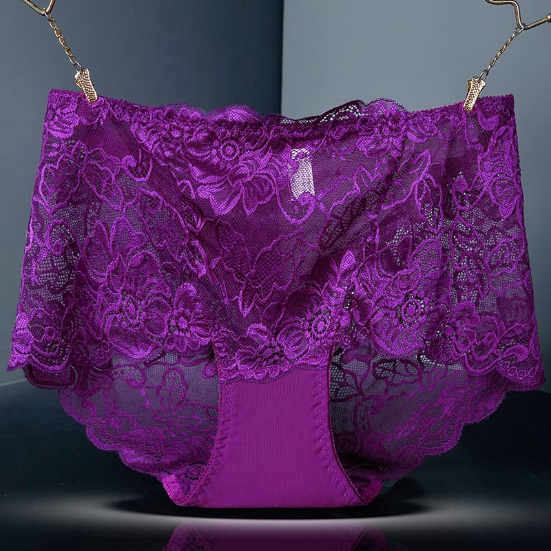 Sieviešu augsta vidukļa biksītes no žakarda mežģīnes – butt lift, elpojošas, neilons 80–90%