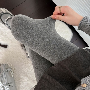 Moteriški medvilniniai kojinės su pėdos dalimi, fliso įdėklas, storesni, kvėpuojantys, kojų formavimas