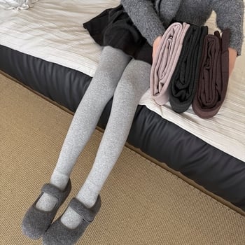 Moteriški medvilniniai kojinės su pėdos dalimi, fliso įdėklas, storesni, kvėpuojantys, kojų formavimas