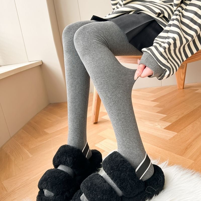 Moteriški medvilniniai kojinės su pėdos dalimi, fliso įdėklas, storesni, kvėpuojantys, kojų formavimas