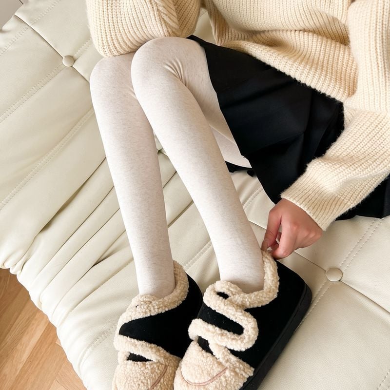 Moteriški medvilniniai kojinės su pėdos dalimi, fliso įdėklas, storesni, kvėpuojantys, kojų formavimas