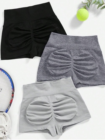 Sieviešu Klein Blue sporta šorti, neilona audums ar mitruma vadīšanu, garums 24–27 cm, šortu stils, vasara 2025