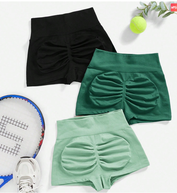 Sieviešu Klein Blue sporta šorti, neilona audums ar mitruma vadīšanu, garums 24–27 cm, šortu stils, vasara 2025