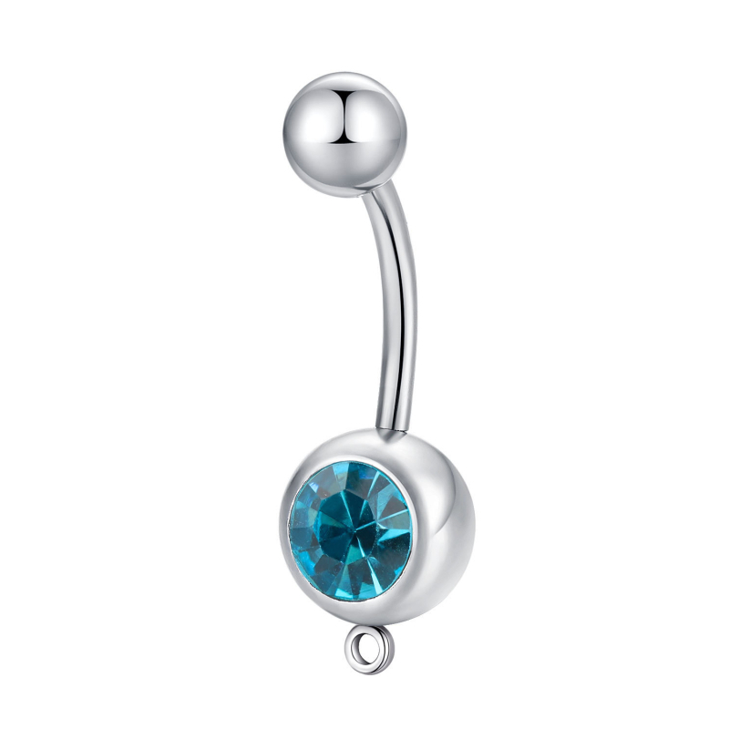 Pilvo mygtuko žiedas iš titano plieno, paprastas, unisex, geometrinis dizainas, elektroplakavimas