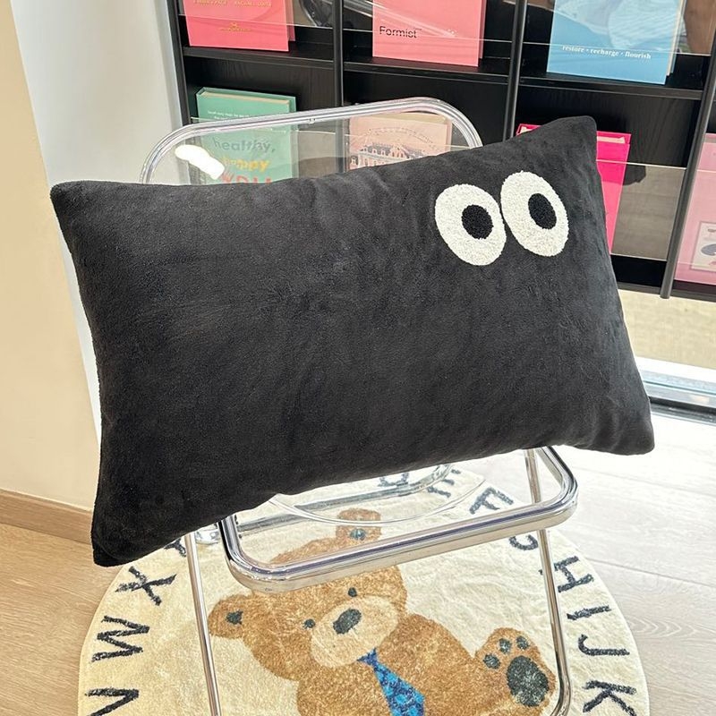 Pieninio veliūro pagalvių užvalkalų rinkinys, 2 vnt., suaugusiems – pieninis veliūras / akriliniai pluoštai