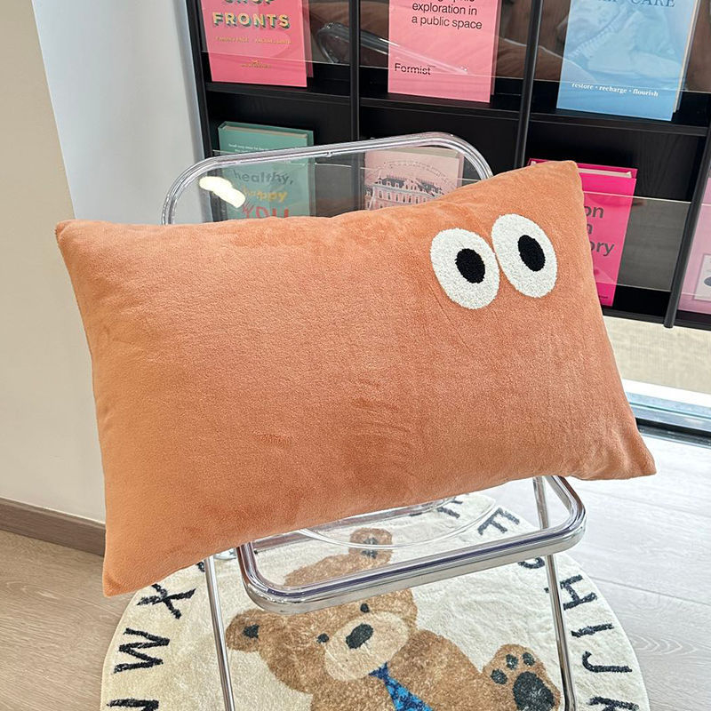 Pieninio veliūro pagalvių užvalkalų rinkinys, 2 vnt., suaugusiems – pieninis veliūras / akriliniai pluoštai