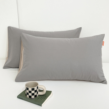 Set jastučnica od 100% pamuka, opran, dva komada, veličine 48×74 cm i 40×60 cm