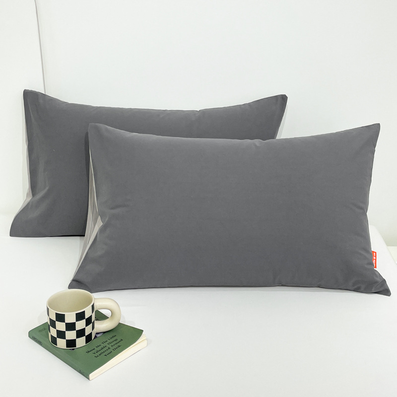 Set jastučnica od 100% pamuka, opran, dva komada, veličine 48×74 cm i 40×60 cm