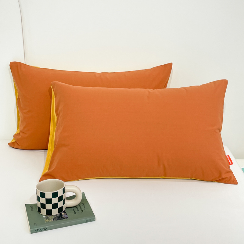 Set jastučnica od 100% pamuka, opran, dva komada, veličine 48×74 cm i 40×60 cm