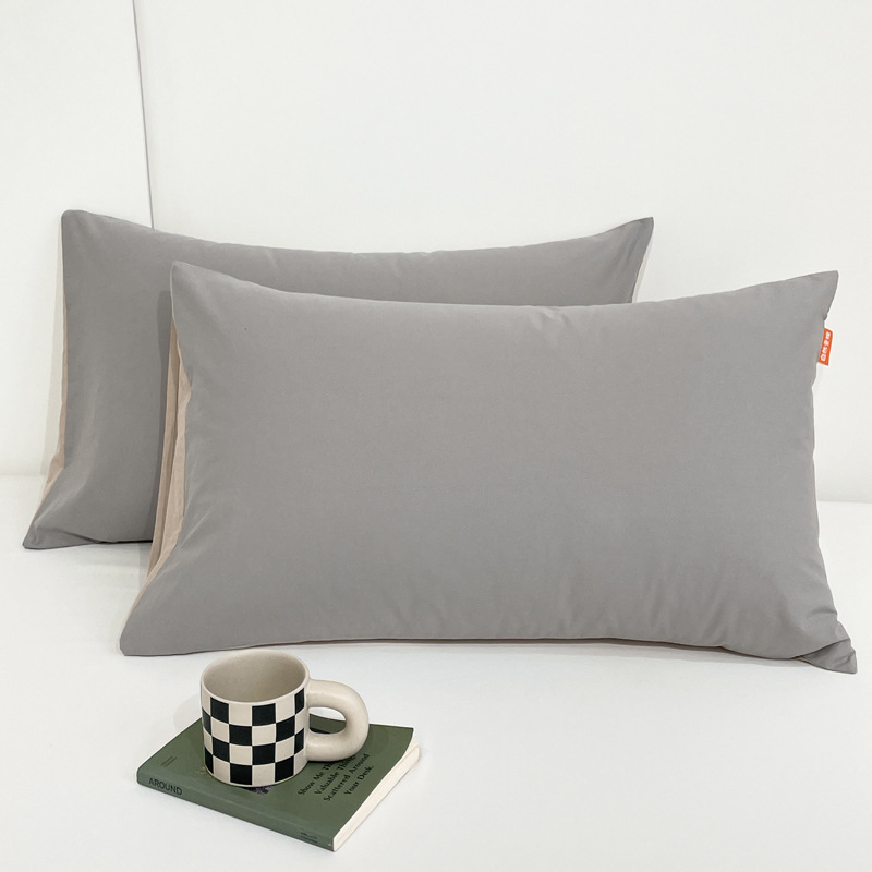 Set jastučnica od 100% pamuka, opran, dva komada, veličine 48×74 cm i 40×60 cm