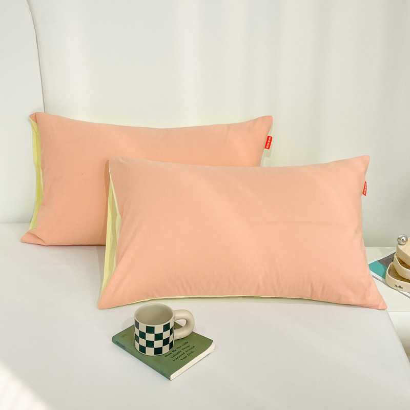 Set jastučnica od 100% pamuka, opran, dva komada, veličine 48×74 cm i 40×60 cm