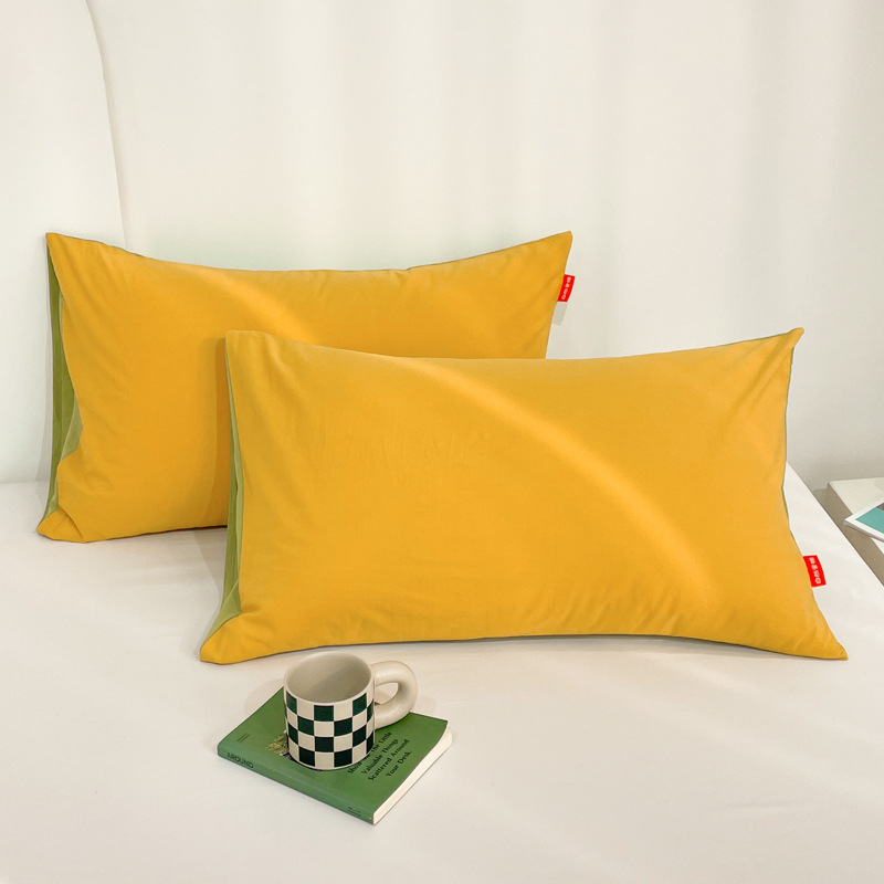 Set jastučnica od 100% pamuka, opran, dva komada, veličine 48×74 cm i 40×60 cm