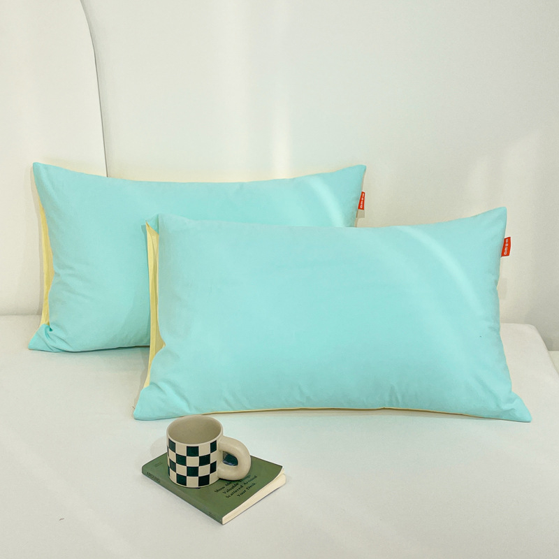Set jastučnica od 100% pamuka, opran, dva komada, veličine 48×74 cm i 40×60 cm