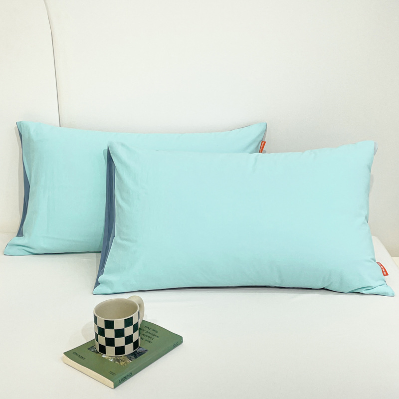 Set jastučnica od 100% pamuka, opran, dva komada, veličine 48×74 cm i 40×60 cm