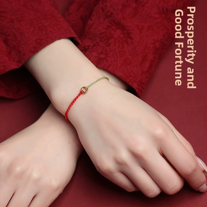 Náramok z lana – ručne pletený, národný štýl, unisex, leto 2023, značka DU