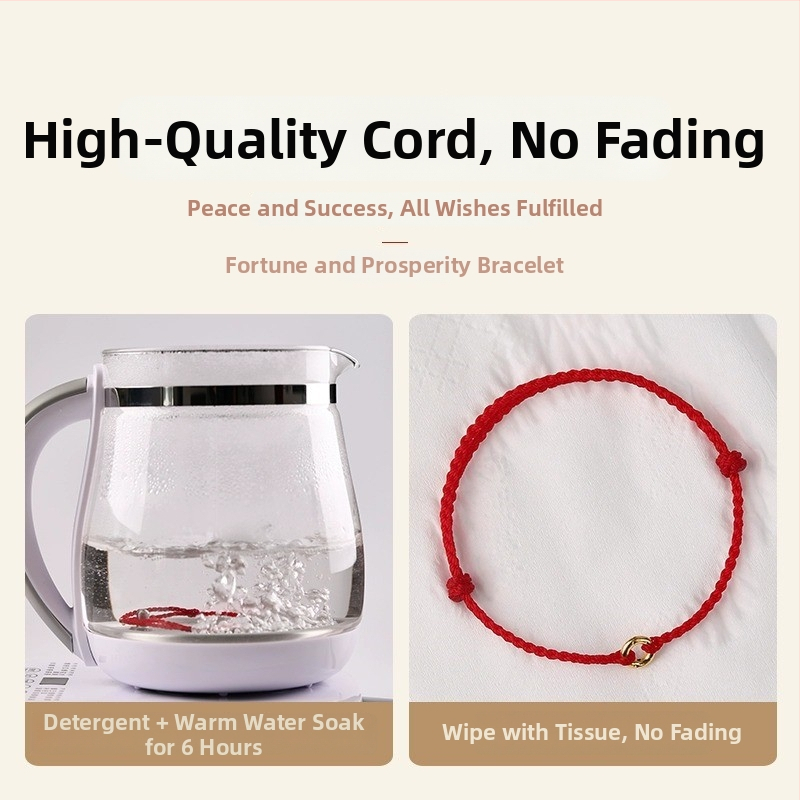 Náramok z lana – ručne pletený, národný štýl, unisex, leto 2023, značka DU