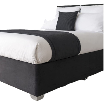 Pătură de pat din nubuc sintetic, protecție împotriva zgârieturilor de la pisici, acoperire pe trei laturi, culoare uni, țesătură periată, vopsire reactiva