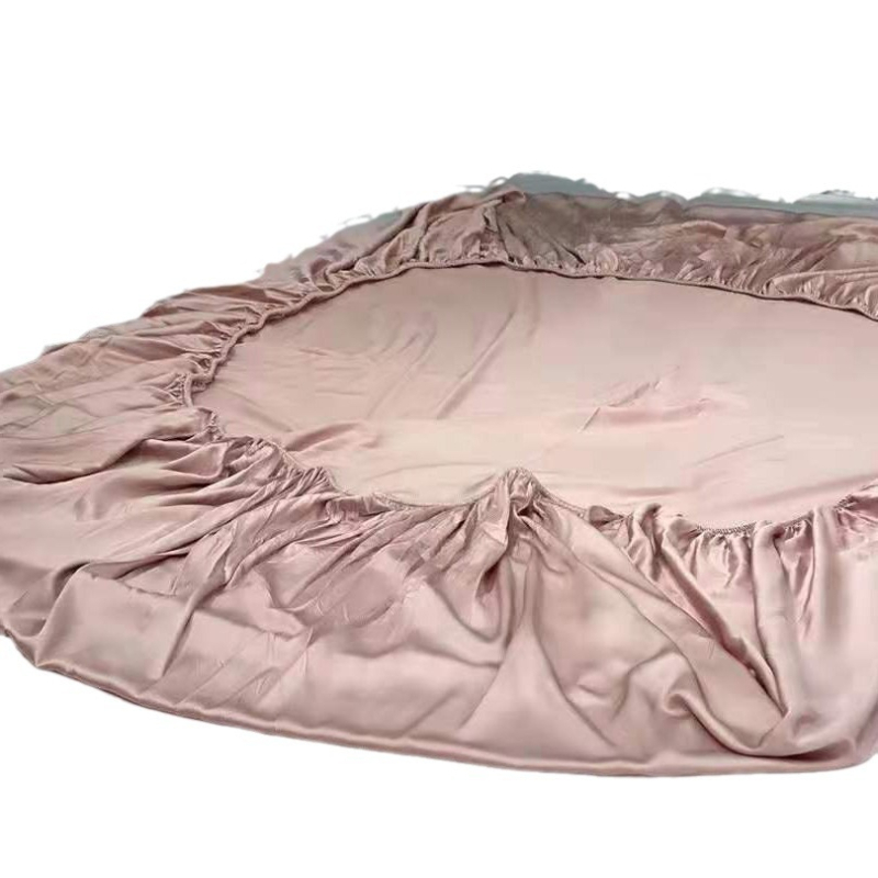 Minimalistički jednofarbni Tencel set s 60-countom: napinjajući list, ravni list, navlaka za jastuk, navlaka za pokrivač za krevet 1,5 m