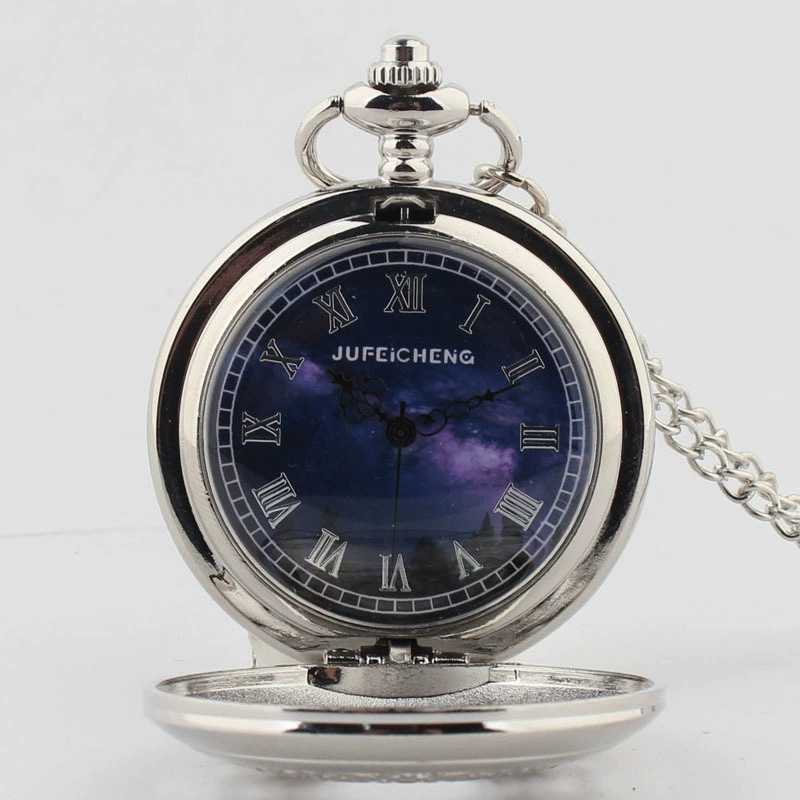 Van Gogh stiilis taskukell — minimalistlik antiikdisain, kvartsliikumine; segukorpus; ümmargune dial; akrüülpeegel; spiraalkroon