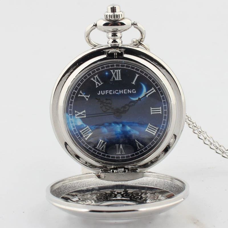 Van Gogh stiilis taskukell — minimalistlik antiikdisain, kvartsliikumine; segukorpus; ümmargune dial; akrüülpeegel; spiraalkroon